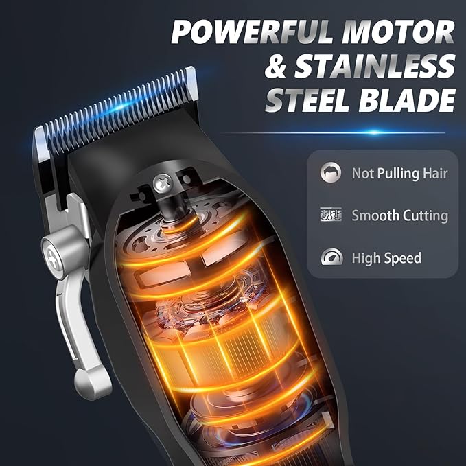 Ufree Hair Clippers for Men, Professional Clippers and Trimmers Set, Cordless Clippers for Hair Cutting, Beard Trimmer, Barber Clippers, Rechargeable Electric Shaver, Gifts for Men