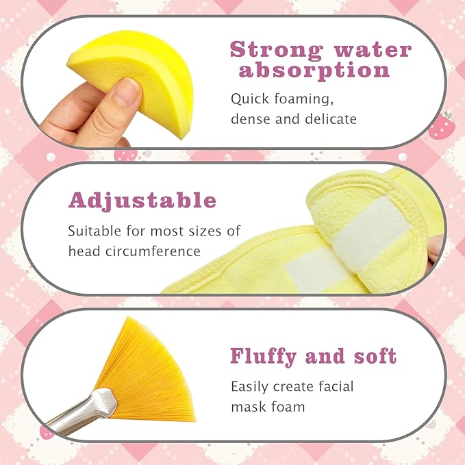 24 Pcs Facial Bowls Esthetician, Facial Bowl and Brush Set,Mixing Bowls for Women Facial Mask Mixing Kit