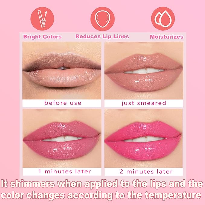 Magic Color Changing Lip Oil, Lip Oil Color Magic