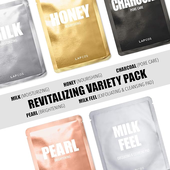 Lapcos revitalizing variety pack sheet