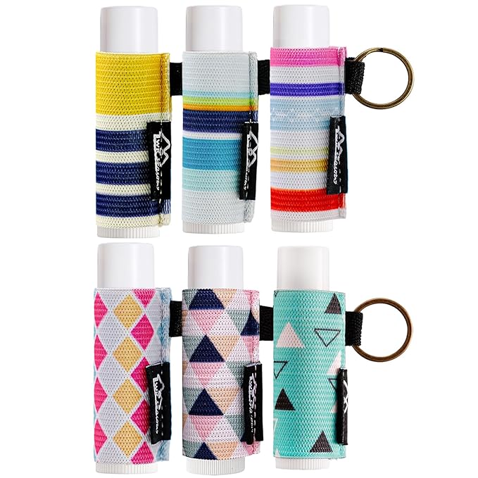 WK IEASON 6PCS Lip Balm Holder Bulk Chapstick Gloss