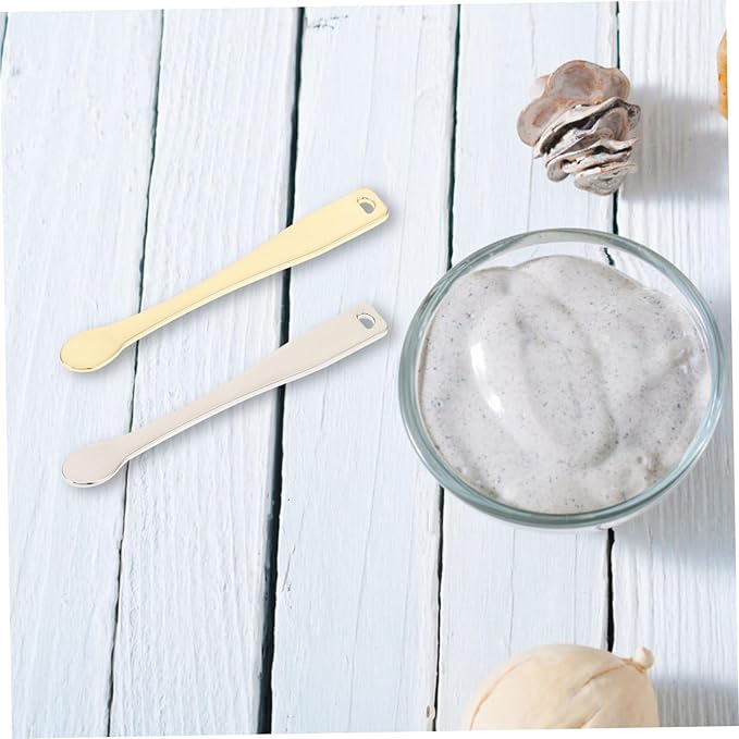 12pcs Face Cream Applicator Cosmetic Spoons for Skincare for Masks Creams Lotions Easy to Clean for Home Use and Beauty Routines