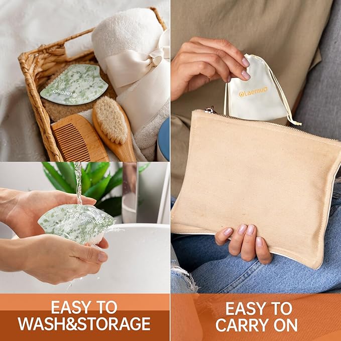 Gua Sha Facial Tools Body Massager,Lymphatic Drainage,Sculpting,Lifting,de-Puff Tool,Full Body Massage Tool for Face/Neck/Shoulder/Back/Leg,Beauty Tools Accessories