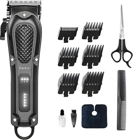 Hair Clippers for Men Professional - Cordless&Corded Barber Clippers for Hair Cutting & Grooming Rechargeable Beard Trimmer
