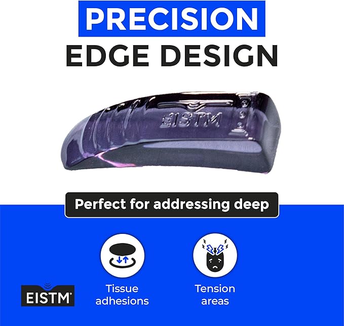 5-Piece Purple Haze Tool Set – Muscle Scraping & Massage Tools for Gua Sha, ASTYM, Graston, Myofascial Release – Physical Therapy Kit w/Black Carry Case (Purple Haze)