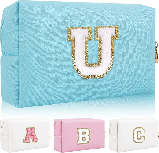 Personalized initial letter patch makeup