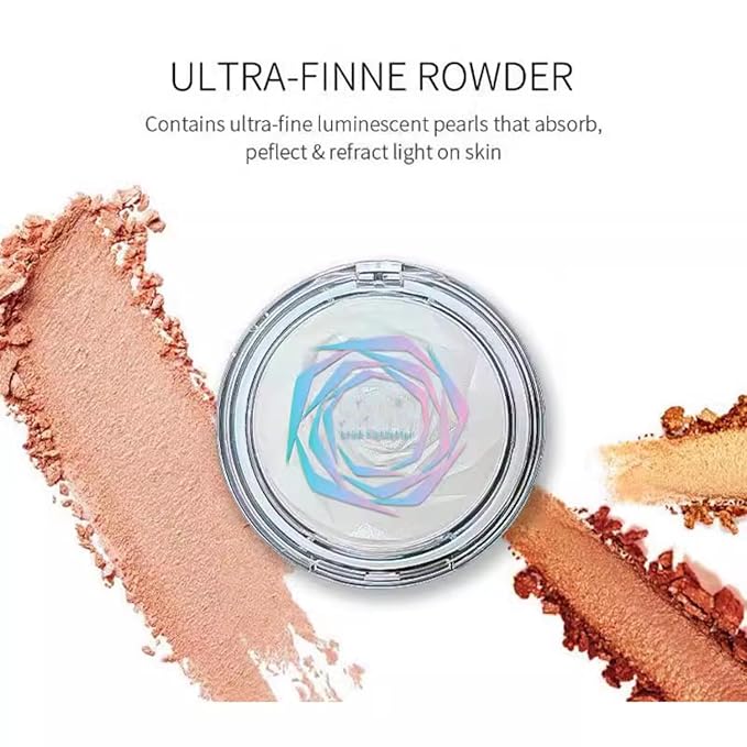 MAEPEOR Face Highlighter Palette 6 Colors Smooth Shimmer (Color 01)