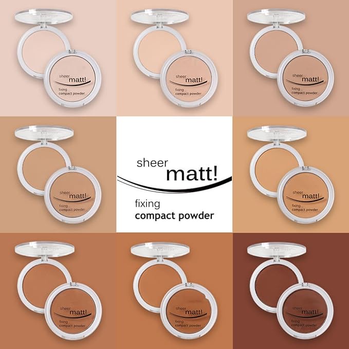 MAEPEOR Pressed Powder 8 Colors Oil Control Matte (olden Beig) 05 G