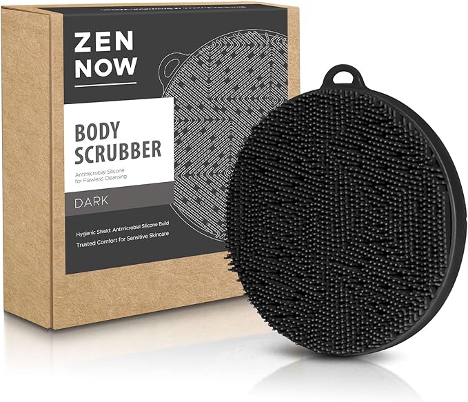 Silicone body scrubber - loop
