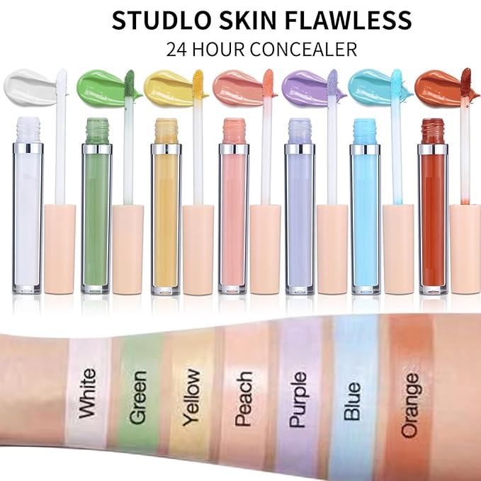 MAEPEOR Liquid Conceal Contour 7 Colors Cream Lightweight (Color reen) 06 G