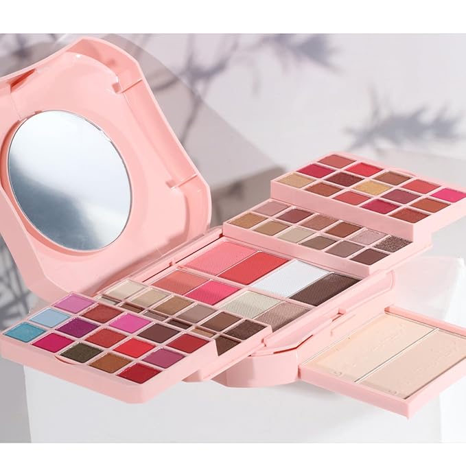 Makeup Eyeshadow Palettes,64 Colors Protable Multifunction Blush Highlighter