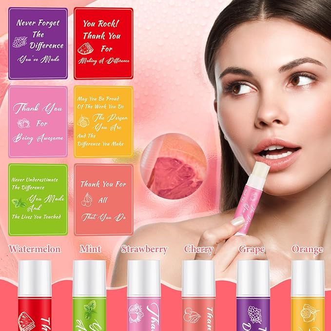 24 Pcs Lip Balm Gifts Bulk