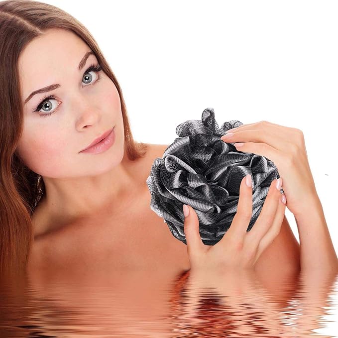 Btyms 4 pieces large loofah