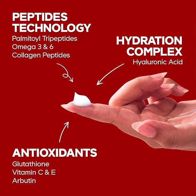 Maison Rouge Brightening Face Serum Refill by Codeage – Glutathione, Vitamin C, E, Hyaluronic Acid & Collagen – Radiance & Antioxidant Support – Paraben-Free – For All Skin Types – 1.7 fl oz