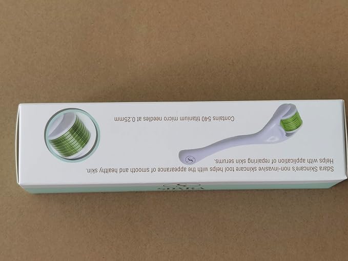 Derma Roller Microneedling Roller for Face - Includes Free Storage Case (Pack of 1) Unisex