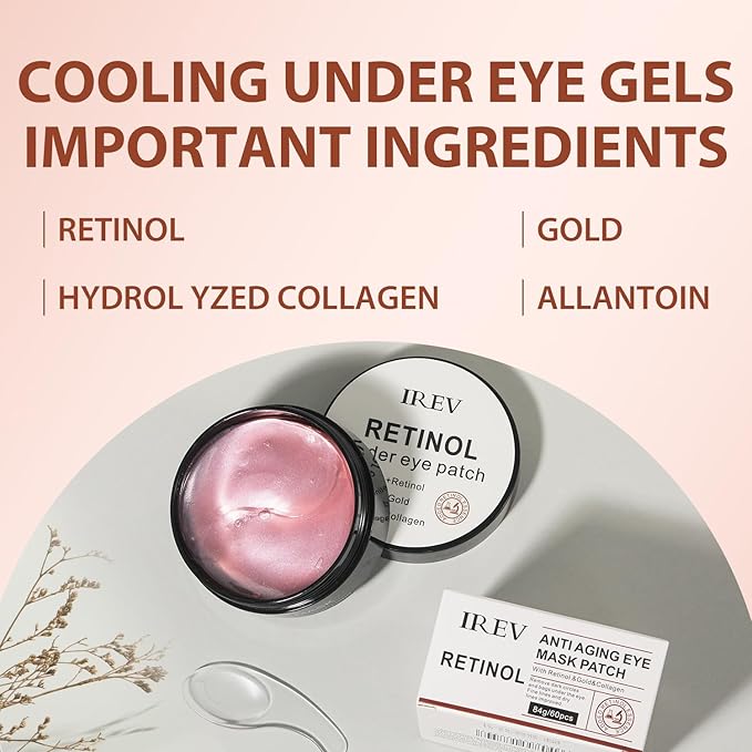 30 pairs retinol collagen eye