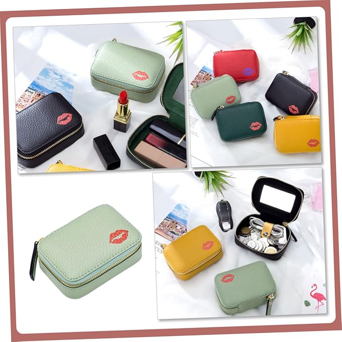 Mobestech Cosmetic Bag Lipsticks Pouch Lipstick Travel Case Bag