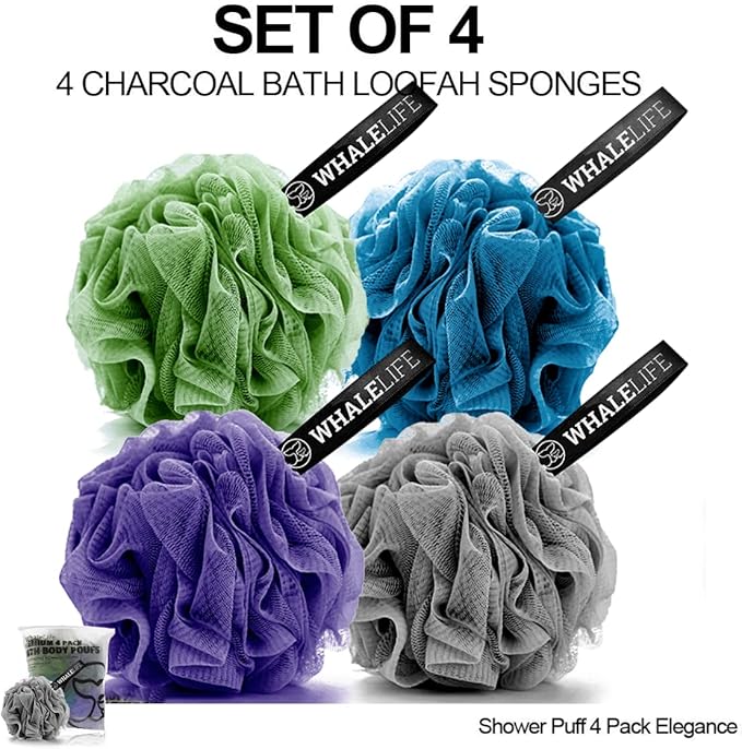 Loofah sponge bath sponge for