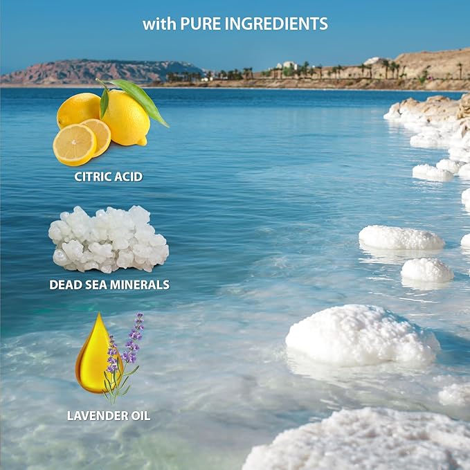 Dead Sea Collection Lavender Body Wash for Women and Men - with Pure Dead Sea Minerals and Lavender Oil - Gentle Cleanses and Moisturizes Skin (33.8 fl. oz)