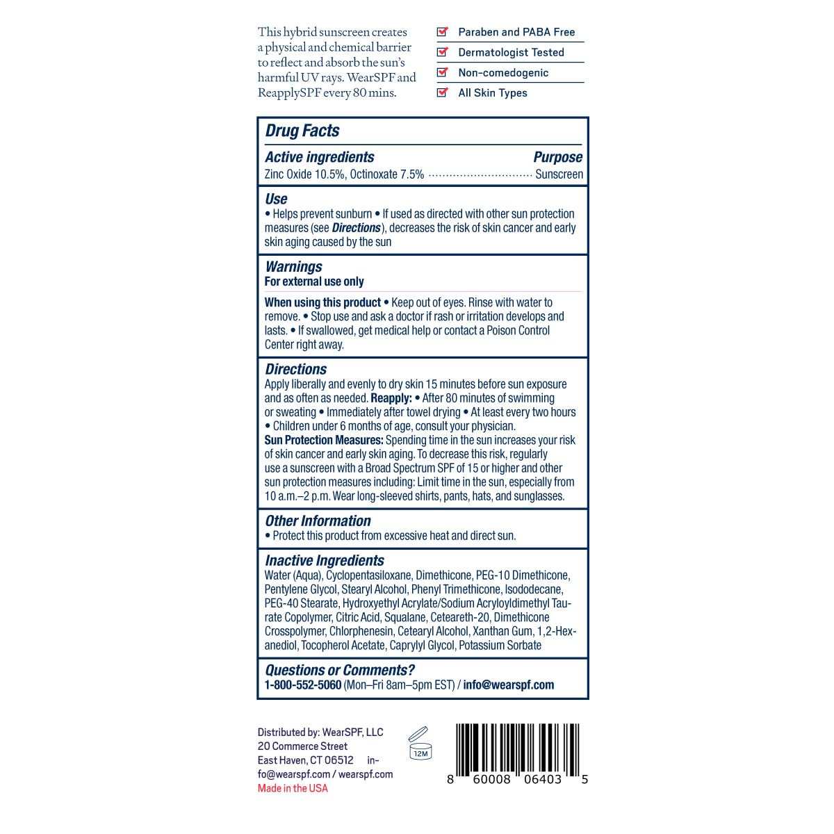 Wear SPF Essential Sunscreen Hybrid Lotion - SPF 50, 3-pack