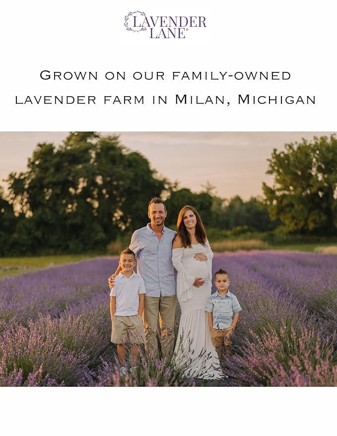 LAVENDER LANE Vanilla Lavender Hand & Body Lotion, 9 oz - Made With Our Lavender Essential Oil, Goat's Milk, Moisturizing Shea Butter, Grown & Made in USA