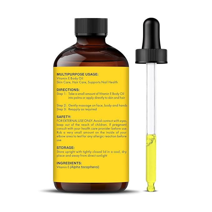 Majestic Pure Vitamin E Oil - 100% Pure & Natural, 2 Fl Oz