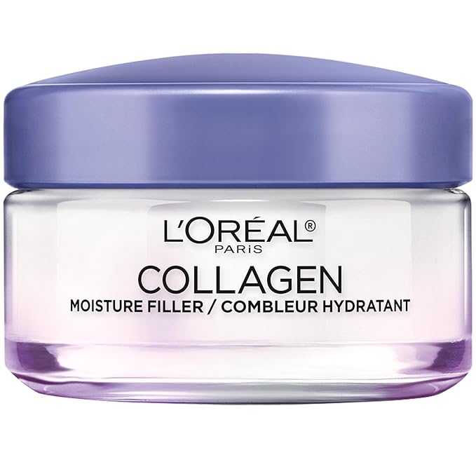 L’Oreal Paris Collagen Daily Face Moisturizer, Reduce Wrinkles, Face Cream 1.7 oz