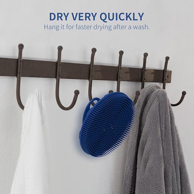 Silicone body scrubber shower bath