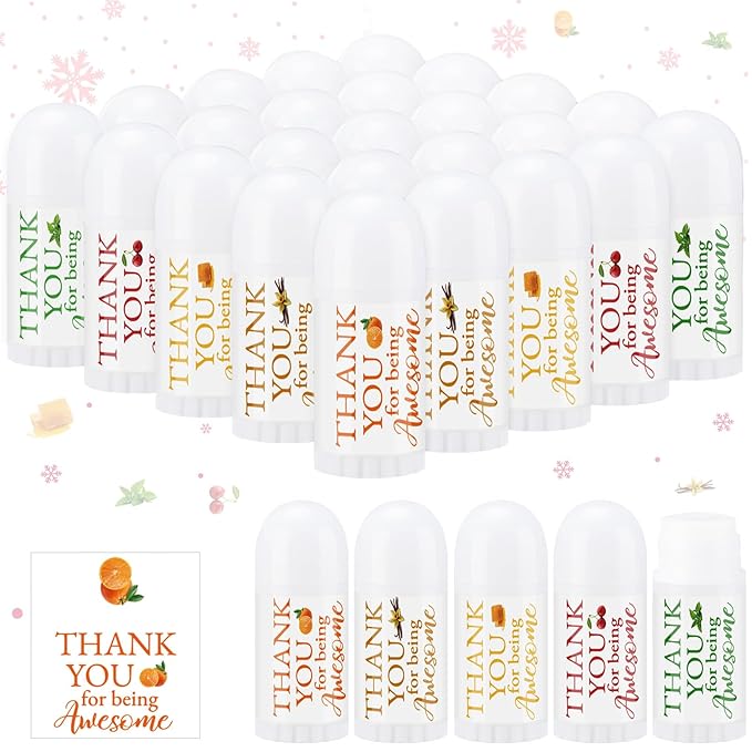 25 Pcs Mini Lip Balm Bulk Bridal