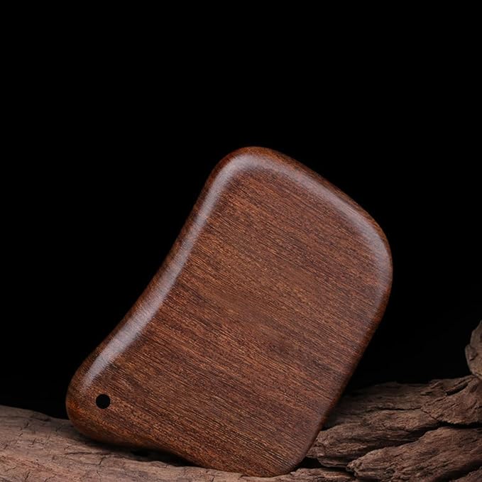 Wooden Gua Sha Massager Tool,Wooden Gua Sha Scraping Massage Tool,Sandalwood Gua Sha Board Acupuncture Point Massager,1 Pieces.