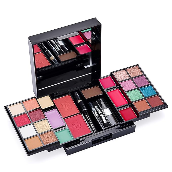 Makeup Eyeshadow Palettes, 25 Colors Protable Multifunction Blush