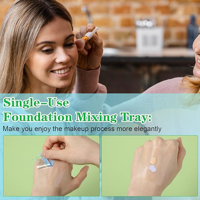 100 Pieces Makeup Hand Palette Single Use Makeup