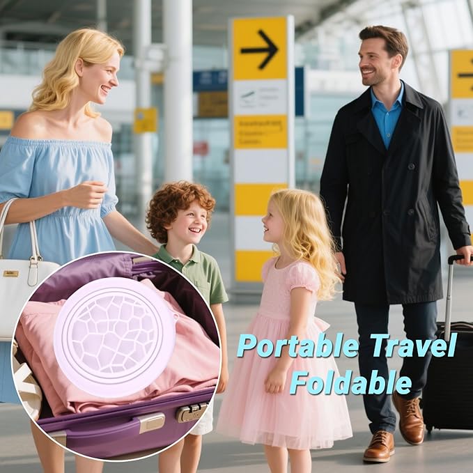 Face Bowl for Ice with Built-in Icetray,Portable Foldable Silicone Face Ice Bath Bowl,Ice Bath Facial Plunge Bowl for Skin Tightening & Acne Relief,Purple