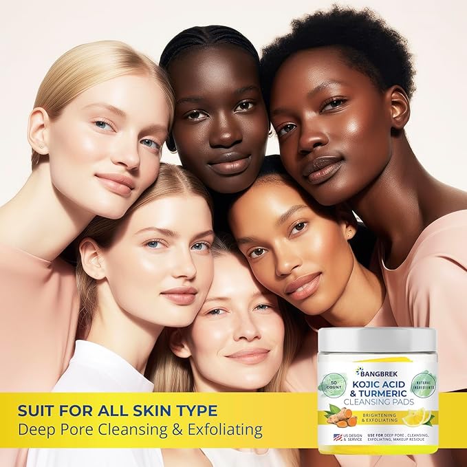 Kojic turmeric cleansing pads: turmeric