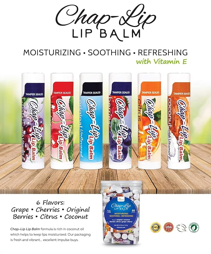 Vitamin E Lip Balm with Coconut Flavors,