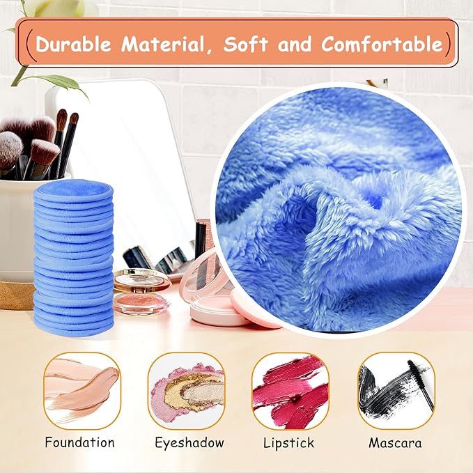 Makeup remover pads, 18 packs