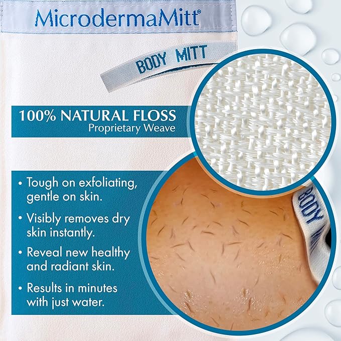 Microdermamitt deep exfoliating mitt for