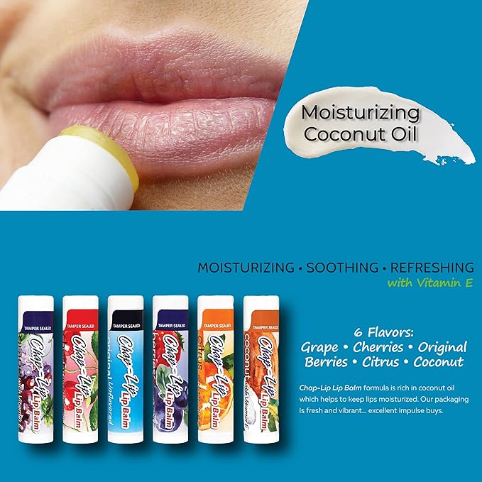 Vitamin E Lip Balm with Coconut Flavors,