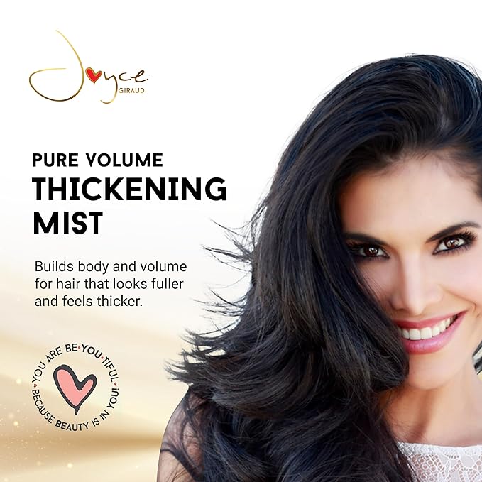Joyce Giraud Volumizing & Thickening Mist, Adds Body & Fullness, Cherry Almond Scent, 8 Fl. Oz