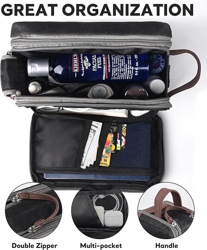 Toiletry bag for men,large mens