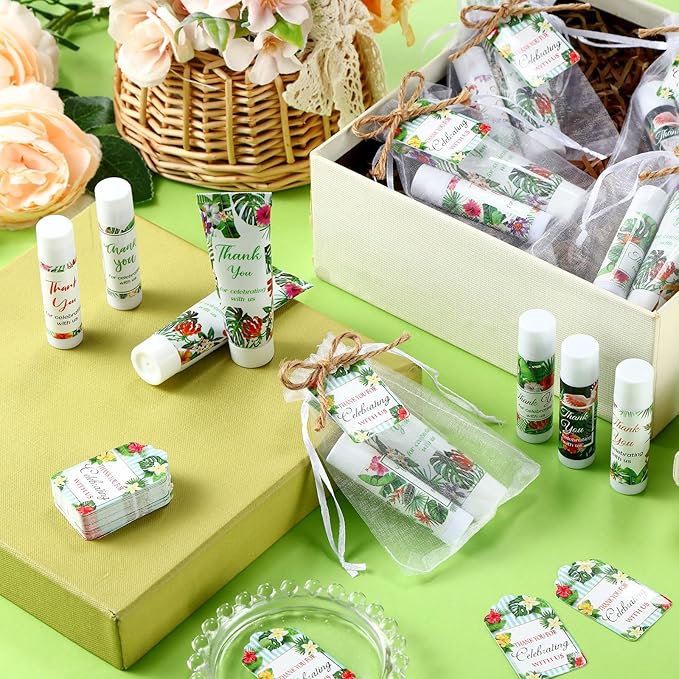 200 Pcs Baby Shower Wedding Party Tag(Tropical)