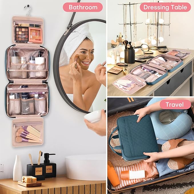 Travel toiletry bag for women,