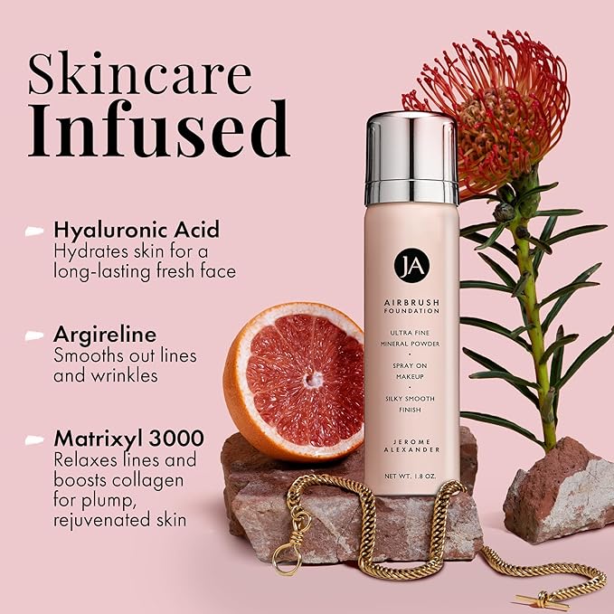 MagicMinerals AirBrush Foundation by Jerome Alexander – 2pc Medium Dark