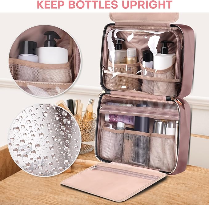 Travel toiletry bag for women,