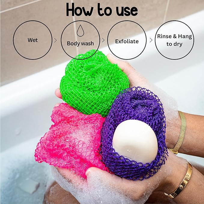 Afriki african net sponge exfoliating