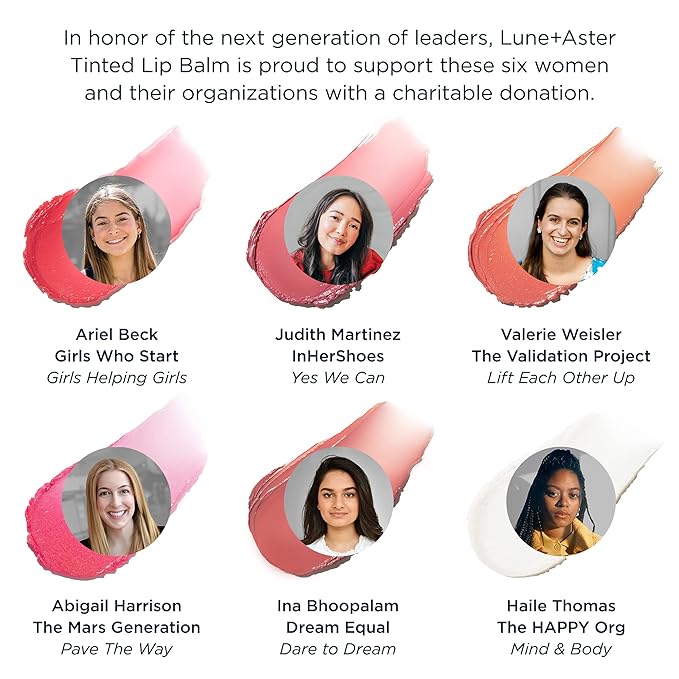 Lune+Aster Tinted Lip Balm - Mind lips