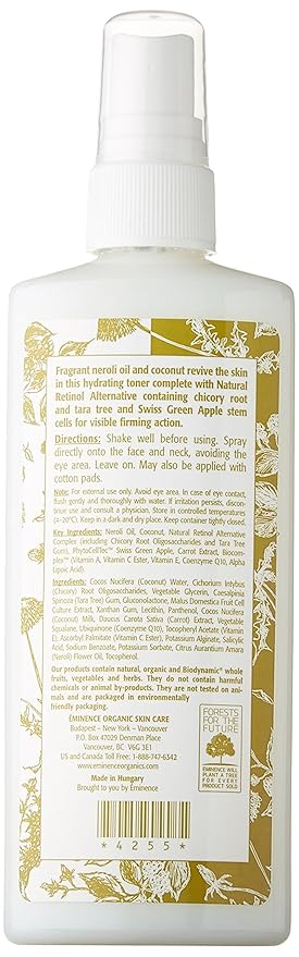 Eminence Organics Neroli Age Corrective Hydrating Mist, 4.2 Ounce