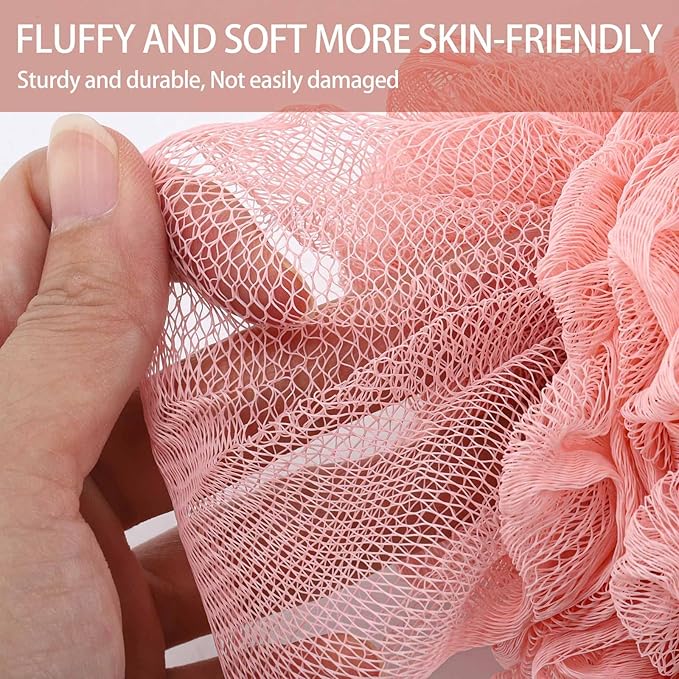 Btyms 4 pieces bath sponge