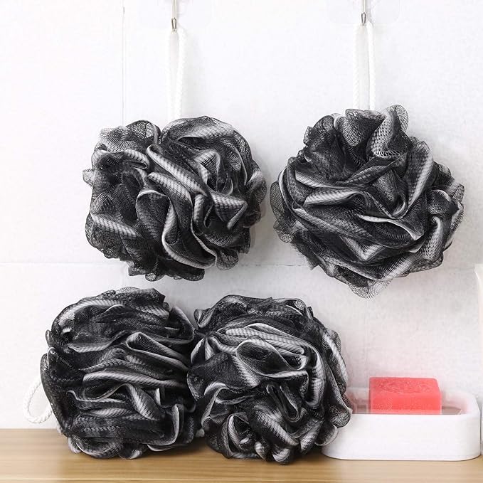 Btyms 4 pieces large loofah
