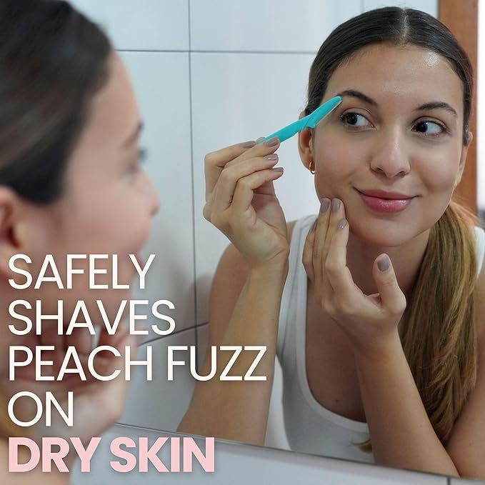 Dermaplane Oil for Women with Dry Skin - Face Shaving Oil - Non Comedogenic, Fragrance Free, Natural & Lightweight - Use with Dermaplane Razor for Women Face, 2oz by Ouiloe